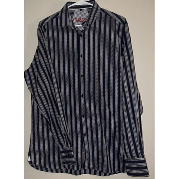 Cuadra Style Legacy Long Sleeve Button Up Shirt Large Made In Turkey - Picture 4 of 12